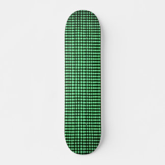 Schwarz-Grün-Computer-Code Nr. 3 Skateboard