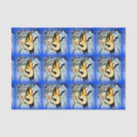schwarz-haariges Meerjungfraublau