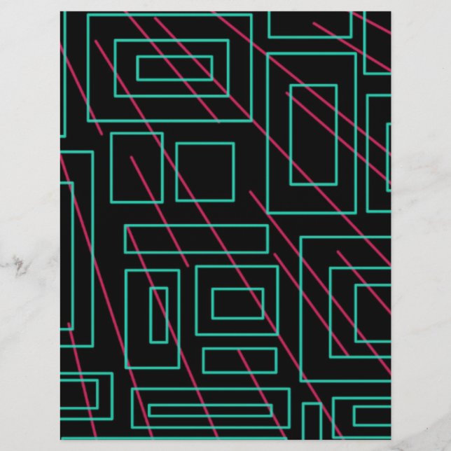 Schwarz-Hintergrund-Design (Vorderseite)