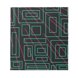 Schwarz-Hintergrund-Design Notizblock