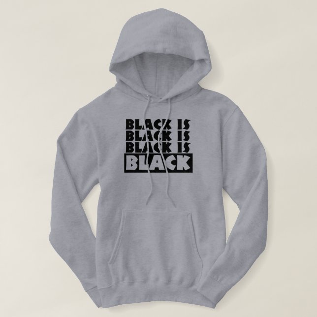 Schwarz Hoodie (Design vorne)