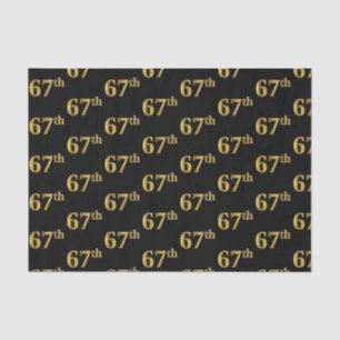 Schwarz, Imitate Gold 67. (Siebenundsechzigste) Ve Seidenpapier