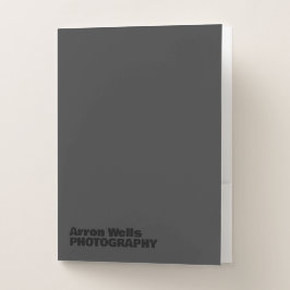 Schwarz in der Neuen Moderne, Bold Typografy Bewerbungsmappe
