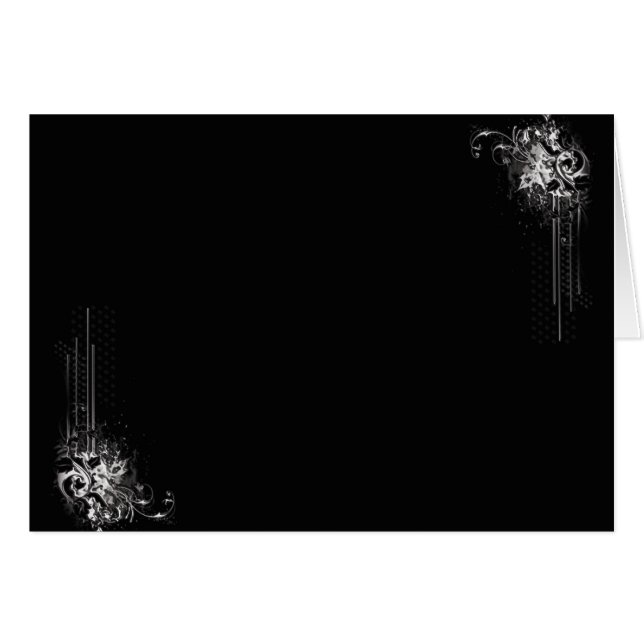 Schwarz in Weiß (Landschaft) (Vorderseite (Horizontal))