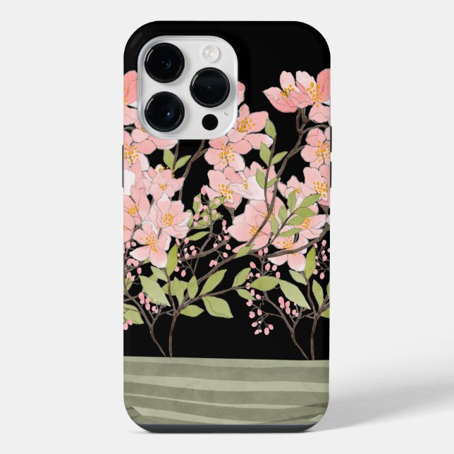 Schwarz iPhone 14 Pro Max Hülle (Rückseite)