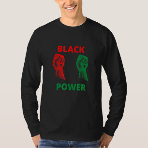 Schwarz ist Power Schöne Starke Visionäre Revoluti T-Shirt
