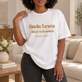 Schwarz ist schön — Geschenk für sie Tri-Blend Shirt