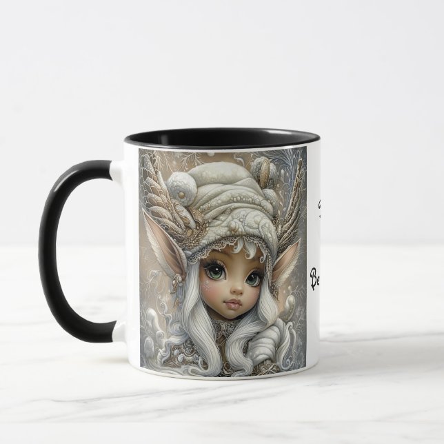 Schwarz ist schön! Kaffee-Tasse Tasse (Links)