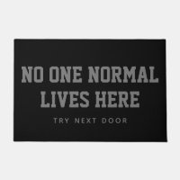 Schwarz Kein normales Leben hier probiert nächste 