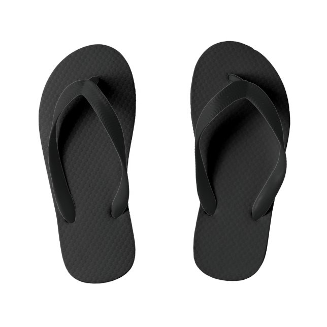 Schwarz Kinderbadesandalen (Fußbett)