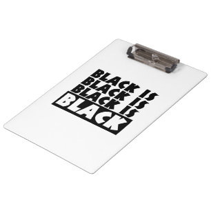 Schwarz Klemmbrett