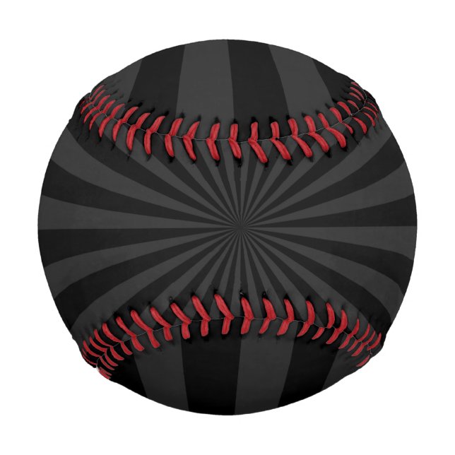 Schwarz-Kohle-Burst anpassen Baseball (Rückseite)