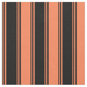Schwarz-Korallen-Farbmuster Stoff