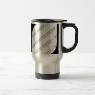 Schwarz-Kurven-Foto-Reise-Tasse - schaffen Sie Reisebecher