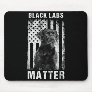 Schwarz Labs Labrador Retriever Mousepad