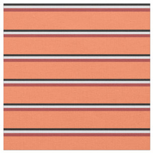 Schwarz, Lavendel, braun und korallenfarbenes Must Stoff