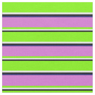 Schwarz, leichter Cyan, Grün, Orchid & Midnight Bl Stoff