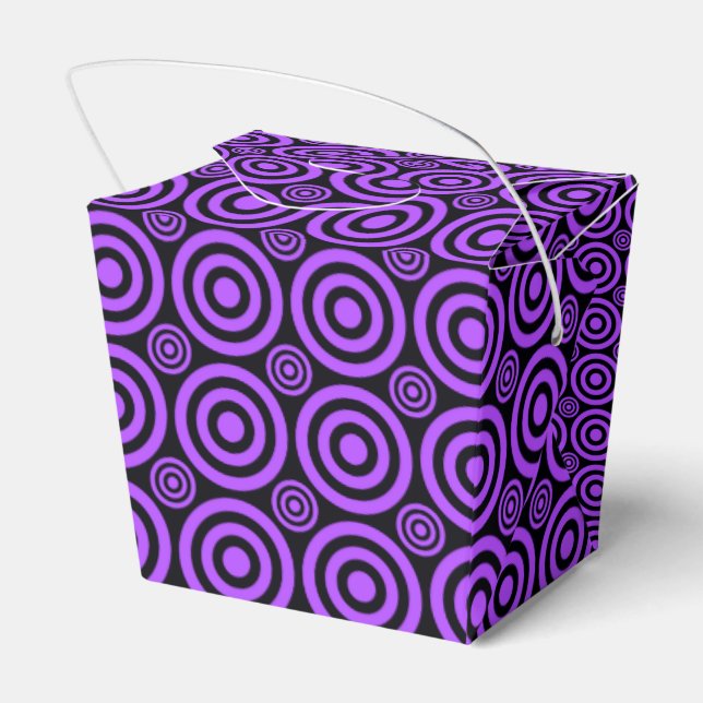 SCHWARZ-LILA-SCHWARZ-AUSNEHMEN VON GLEICHEN BOXEN GESCHENKSCHACHTEL (Rückseite)
