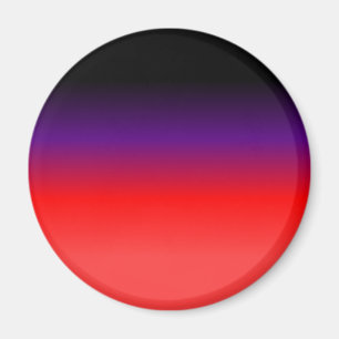 Schwarz, Lila und rot Magnet