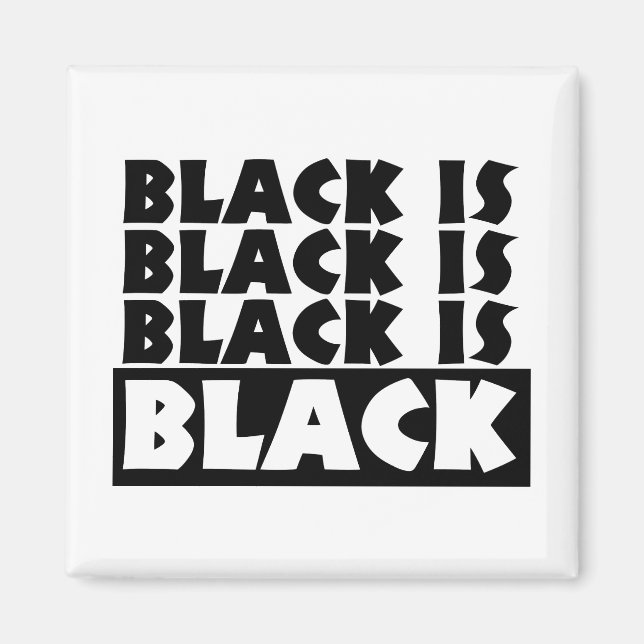 Schwarz Magnet (Vorne)