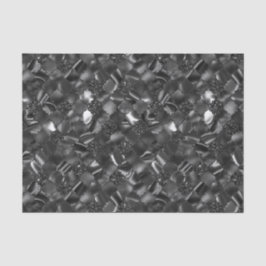 Schwarz-Marokkanisches Quatrefolienmuster Seidenpapier