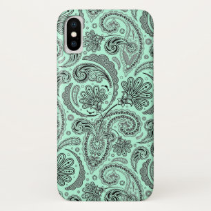 Schwarz & Mintgrün V Floral Paisley title_seo2