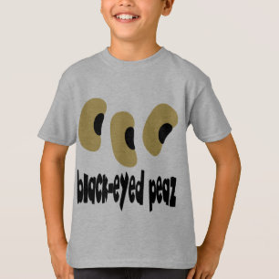Schwarz-Mit Augen Peaz T-Shirt