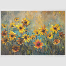 Schwarz-Mit Augen Susan Blume Impressionist Decoup