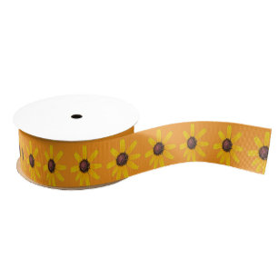 Schwarz-mit Augen Susan Blume Ribbon Ripsband