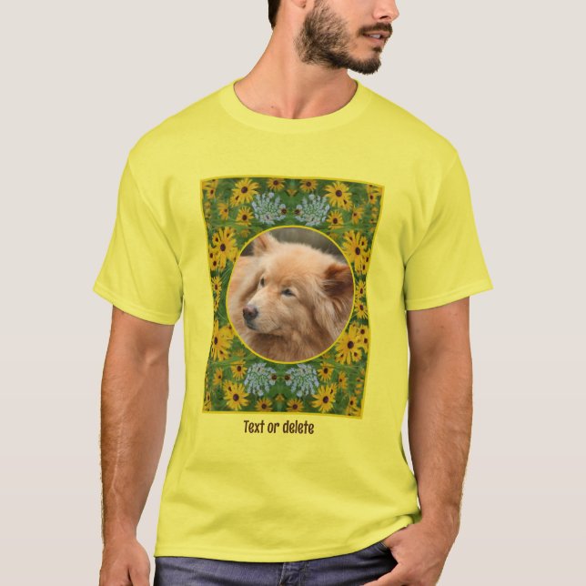 Schwarz Mit Augen Susan Daisy Malerei hinzufügen S T-Shirt (Vorderseite)