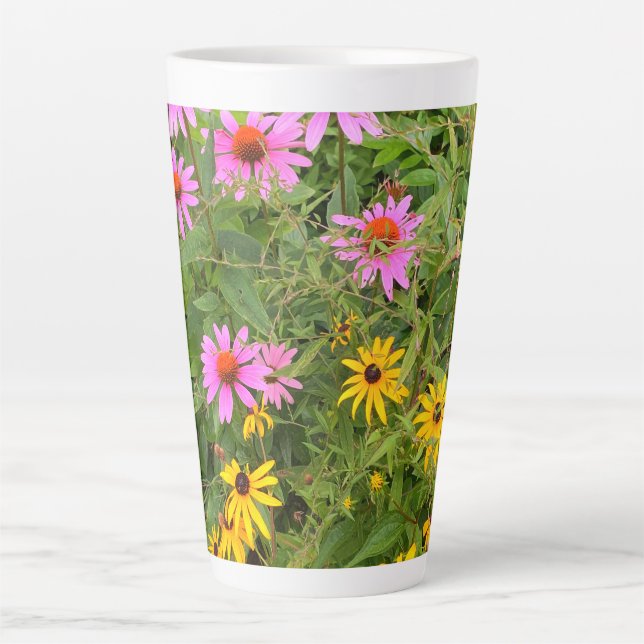 Schwarz-mit Augen Susan Latte-Tasse Milchtasse (Vorderseite)