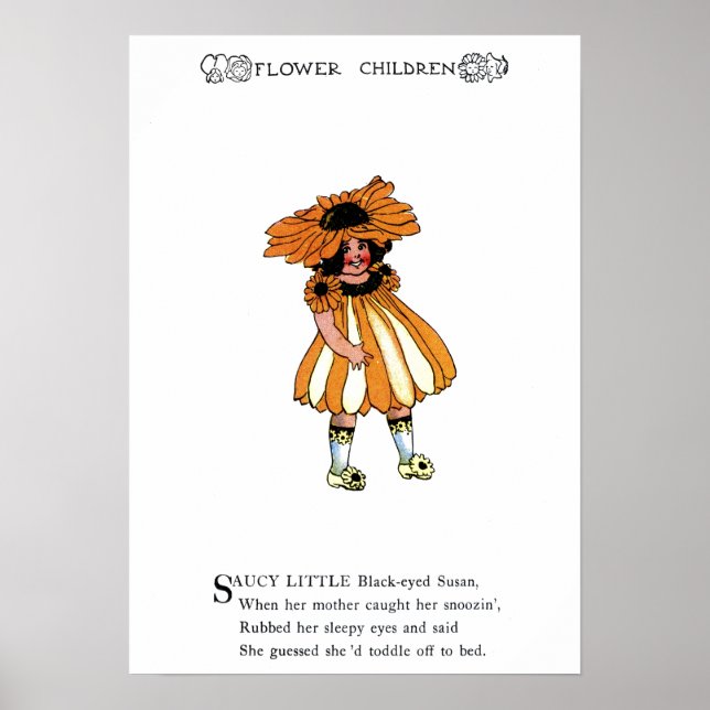 Schwarz-Mit Augen Susan Poster (Vorne)