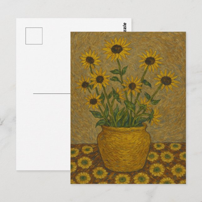 Schwarz-mit Augen Susan-Postkarte Postkarte (Vorne/Hinten)