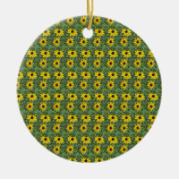 Schwarz-mit Augen Susans-Ornament
