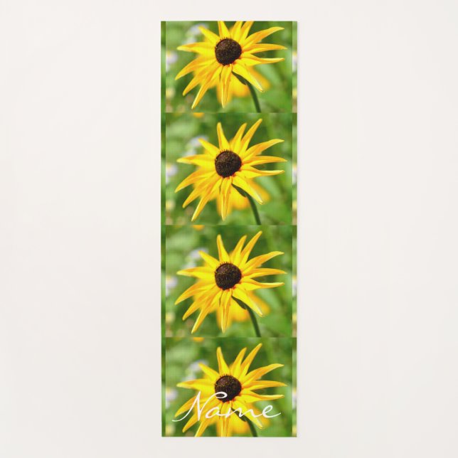 Schwarz-mit Augen Susans Thunder_Cove Yogamatte (Vorderseite)