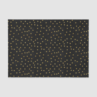 Schwarz mit goldenen Glitzerpartikeln Seidenpapier
