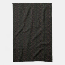 Schwarz mit modernem Design gemustert