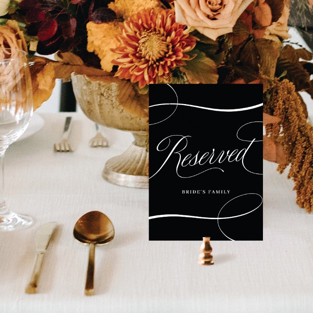 Schwarz mit/Weiß-Script-Hochzeitszeichen vorbehalt (Von Creator hochgeladen)