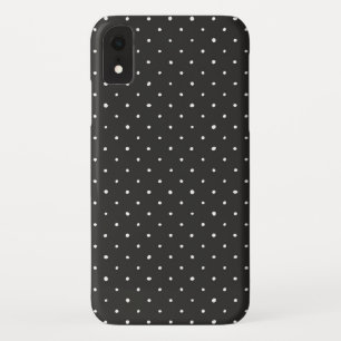 schwarz mit weißen Polka-Punkten Case-Mate iPhone Hülle