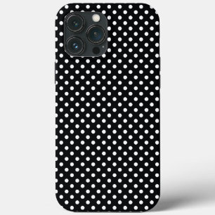 Schwarz mit weißen Polka-Punkten Case-Mate iPhone Hülle