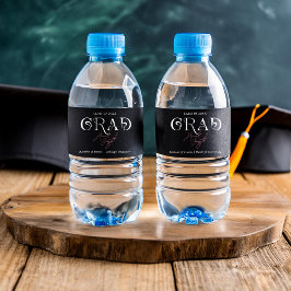 Schwarz-modern Minimalistisch | Graduierungspartei