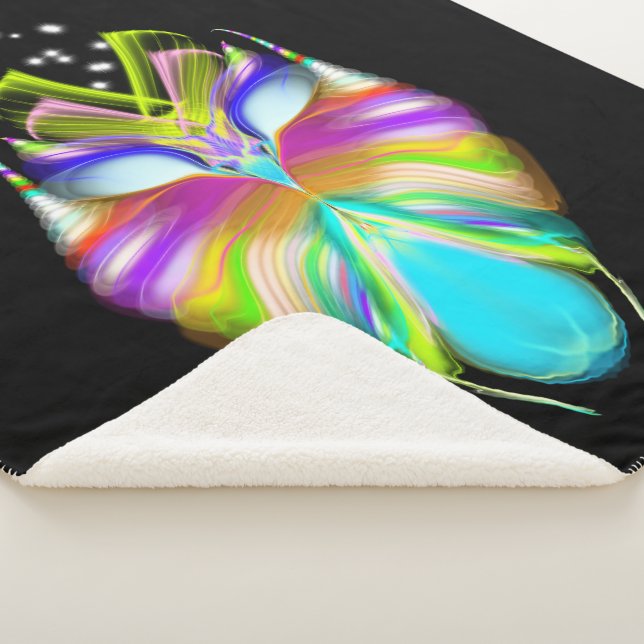 Schwarz-Multicolor-Owl Sherpadecke (3/4)
