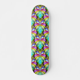 Schwarz-Multicolor-Owl Skateboard
