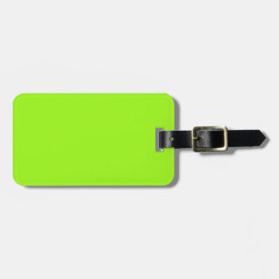 Schwarz-Neon-grüne Gepäckmarke Gepäckanhänger