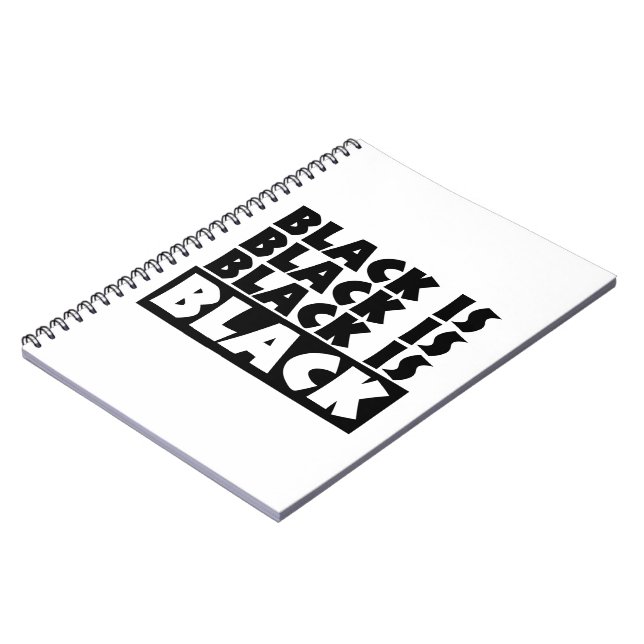 Schwarz Notizblock (Linke Seite)