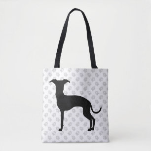 Schwarz (oder jede andere Farbe) Iggy-Silhouette & Tasche