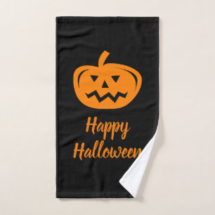 Schwarz-Orange-Handtuch Handtuch