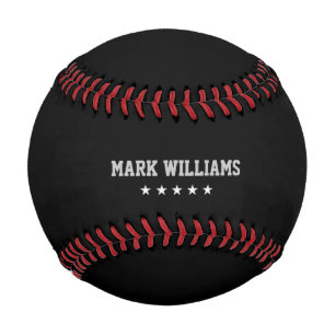 Schwarz personalisiert baseball