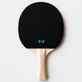 Schwarz Personalisiert Tischtennis Schläger