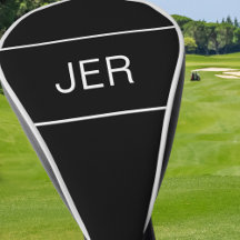 Schwarz | Personalisierte Monogramm-Initialen mode